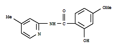 Benzamide, 2-hydroxy-4-methoxy-n-(4-methyl-2-pyridinyl)-(9ci)Structure,783370-93-4Structure Benzamide, 2-hydroxy-4-methoxy-n-(4-methyl-2-pyridinyl)-(9ci) Structure,783370-93-4Structure