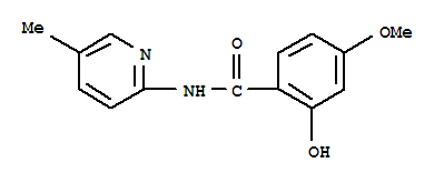 Benzamide, 2-hydroxy-4-methoxy-n-(5-methyl-2-pyridinyl)-(9ci)Structure,783370-95-6Structure Benzamide, 2-hydroxy-4-methoxy-n-(5-methyl-2-pyridinyl)-(9ci) Structure,783370-95-6Structure