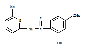 Benzamide, 2-hydroxy-4-methoxy-n-(6-methyl-2-pyridinyl)-(9ci)Structure,783370-96-7Structure Benzamide, 2-hydroxy-4-methoxy-n-(6-methyl-2-pyridinyl)-(9ci) Structure,783370-96-7Structure