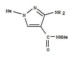 1H-pyrazole-4-carboxamide, 3-amino-n,1-dimethyl-Structure,78416-39-4Structure 1H-pyrazole-4-carboxamide, 3-amino-n,1-dimethyl- Structure,78416-39-4Structure