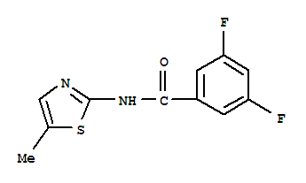 Benzamide, 3,5-difluoro-n-(5-methyl-2-thiazolyl)-(9ci)Structure,784197-89-3Structure Benzamide, 3,5-difluoro-n-(5-methyl-2-thiazolyl)-(9ci) Structure,784197-89-3Structure