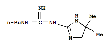 (9ci)-n-丁基-n-(4,5-二氫-4,4-二甲基-1H-咪唑-2-基)-胍結(jié)構(gòu)式_784988-60-9結(jié)構(gòu)式