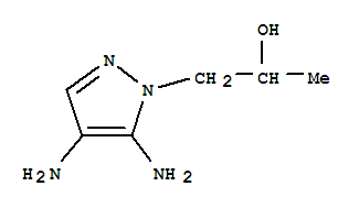 1H-pyrazole-1-ethanol, 4,5-diamino--alpha--methyl-Structure,785042-35-5Structure 1H-pyrazole-1-ethanol, 4,5-diamino--alpha--methyl- Structure,785042-35-5Structure