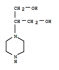 2-(1-哌嗪)-1,3-丙二醇結(jié)構(gòu)式_78531-48-3結(jié)構(gòu)式