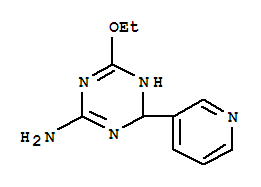 1,3,5-Triazin-2-amine,4-ethoxy-1,6-dihydro-6-(3-pyridinyl)-(9ci)Structure,785719-54-2Structure 1,3,5-Triazin-2-amine,4-ethoxy-1,6-dihydro-6-(3-pyridinyl)-(9ci) Structure,785719-54-2Structure