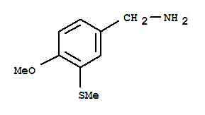 Benzenemethanamine, 4-methoxy-3-(methylthio)-(9ci)Structure,785741-27-7Structure Benzenemethanamine, 4-methoxy-3-(methylthio)-(9ci) Structure,785741-27-7Structure