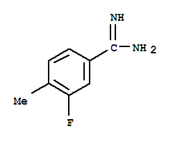 Benzenecarboximidamide,3-fluoro-4-methyl-Structure,785754-37-2Structure Benzenecarboximidamide,3-fluoro-4-methyl- Structure,785754-37-2Structure