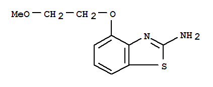 2-Benzothiazolamine,4-(2-methoxyethoxy)-(9ci)Structure,78584-07-3Structure 2-Benzothiazolamine,4-(2-methoxyethoxy)-(9ci) Structure,78584-07-3Structure