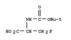 (9ci)-n-[(1,1-二甲基乙氧基)羰基]-3-氟-丙氨酸結(jié)構(gòu)式_78609-31-1結(jié)構(gòu)式