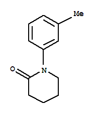 1-間甲苯-2-哌啶酮結(jié)構式_78648-32-5結(jié)構式