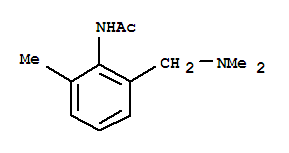(9ci)-n-[2-[(二甲基氨基)甲基]-6-甲基苯基]-乙酰胺結(jié)構(gòu)式_786584-15-4結(jié)構(gòu)式