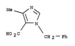 (9ci)-4-甲基-1-(苯基甲基)-1H-咪唑-5-羧酸結構式_787523-31-3結構式