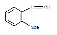 Benzene, 1-ethynyl-2-(methylthio)-(9ci)Structure,78905-08-5Structure Benzene, 1-ethynyl-2-(methylthio)-(9ci) Structure,78905-08-5Structure