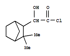 (9ci)-alpha-羥基-3,3-二甲基-雙環(huán)[2.2.1]庚烷-2-乙酰氯結(jié)構式_78925-02-7結(jié)構式