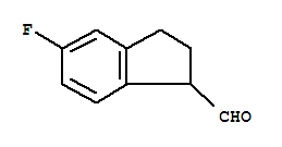 1H-indene-1-carboxaldehyde,5-fluoro-2,3-dihydro-(9ci) Structure,789631-76-1Structure