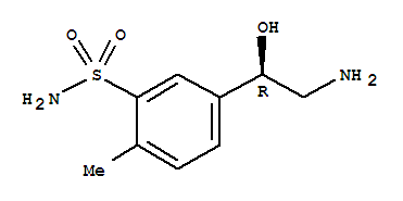 Benzenesulfonamide, 5-(2-amino-1-hydroxyethyl)-2-methyl-, (r)-(9ci)Structure,790178-34-6Structure Benzenesulfonamide, 5-(2-amino-1-hydroxyethyl)-2-methyl-, (r)-(9ci) Structure,790178-34-6Structure