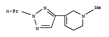Pyridine, 1,2,3,6-tetrahydro-1-methyl-5-(2-propyl-2h-1,2,3-triazol-4-yl)-(9ci)Structure,790182-60-4Structure Pyridine, 1,2,3,6-tetrahydro-1-methyl-5-(2-propyl-2h-1,2,3-triazol-4-yl)-(9ci) Structure,790182-60-4Structure
