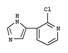 Pyridine, 2-chloro-3-(1h-imidazol-4-yl)-(9ci)Structure,790262-80-5Structure Pyridine, 2-chloro-3-(1h-imidazol-4-yl)-(9ci) Structure,790262-80-5Structure