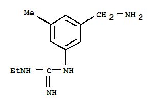 (9ci)-n-[3-(氨基甲基)-5-甲基苯基]-n-乙基-胍結構式_790637-72-8結構式