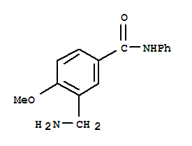 Benzamide, 3-(aminomethyl)-4-methoxy-n-phenyl-(9ci)Structure,790644-55-2Structure Benzamide, 3-(aminomethyl)-4-methoxy-n-phenyl-(9ci) Structure,790644-55-2Structure