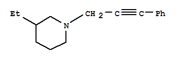 Piperidine, 3-ethyl-1-(3-phenyl-2-propynyl)-(9ci)Structure,790655-96-8Structure Piperidine, 3-ethyl-1-(3-phenyl-2-propynyl)-(9ci) Structure,790655-96-8Structure