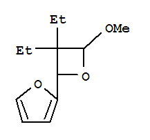 (9ci)-2-(3,3-二乙基-4-甲氧基-2-氧雜環(huán)丁烷)-呋喃結(jié)構(gòu)式_790665-13-3結(jié)構(gòu)式