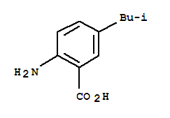 Benzoic acid, 2-amino-5-(2-methylpropyl)-(9ci)Structure,79069-39-9Structure Benzoic acid, 2-amino-5-(2-methylpropyl)-(9ci) Structure,79069-39-9Structure