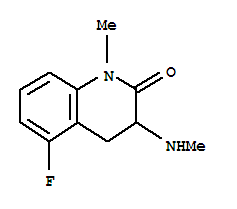 2(1H)-quinolinone,5-fluoro-3,4-dihydro-1-methyl-3-(methylamino)-(9ci)Structure,791028-39-2Structure 2(1H)-quinolinone,5-fluoro-3,4-dihydro-1-methyl-3-(methylamino)-(9ci) Structure,791028-39-2Structure