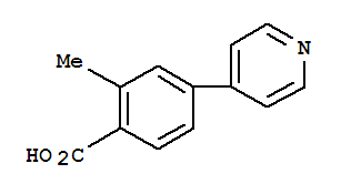Benzoic acid, 2-methyl-4-(4-pyridinyl)-(9ci)Structure,791047-63-7Structure Benzoic acid, 2-methyl-4-(4-pyridinyl)-(9ci) Structure,791047-63-7Structure