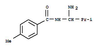 Benzamide, n-(1-amino-2-methylpropyl)-4-methyl-(9ci)Structure,791575-93-4Structure Benzamide, n-(1-amino-2-methylpropyl)-4-methyl-(9ci) Structure,791575-93-4Structure
