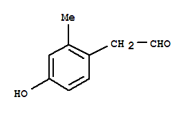 Benzeneacetaldehyde, 4-hydroxy-2-methyl-(9ci)Structure,791594-78-0Structure Benzeneacetaldehyde, 4-hydroxy-2-methyl-(9ci) Structure,791594-78-0Structure