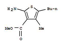 3-Thiophenecarboxylicacid,2-amino-5-butyl-4-methyl-,methylester(9ci)Structure,791602-19-2Structure 3-Thiophenecarboxylicacid,2-amino-5-butyl-4-methyl-,methylester(9ci) Structure,791602-19-2Structure