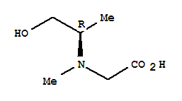 (9ci)-n-[(1r)-2-羥基-1-甲基乙基]-n-甲基-甘氨酸結構式_791643-69-1結構式