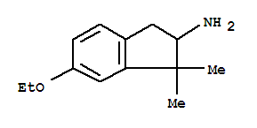 (9ci)-6-乙氧基-2,3-二氫-1,1-二甲基-1H-茚-2-胺結構式_791732-70-2結構式