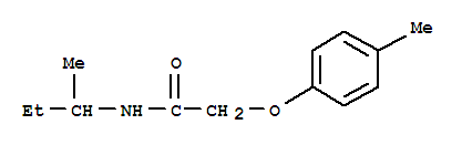 (9ci)-2-(4-甲基苯氧基)-n-(1-甲基丙基)-乙酰胺結(jié)構(gòu)式_791786-78-2結(jié)構(gòu)式