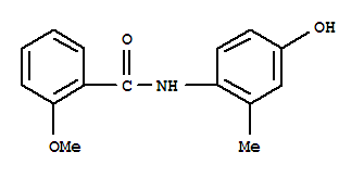 Benzamide, n-(4-hydroxy-2-methylphenyl)-2-methoxy-(9ci)Structure,791840-90-9Structure Benzamide, n-(4-hydroxy-2-methylphenyl)-2-methoxy-(9ci) Structure,791840-90-9Structure