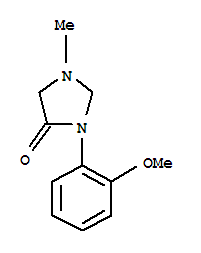 4-Imidazolidinone,3-(2-methoxyphenyl)-1-methyl-(9ci)Structure,792123-16-1Structure 4-Imidazolidinone,3-(2-methoxyphenyl)-1-methyl-(9ci) Structure,792123-16-1Structure