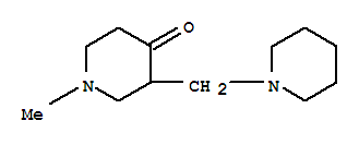 (9ci)-1-甲基-3-(1-哌啶基甲基)-4-哌啶酮結構式_792130-29-1結構式