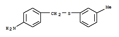 Benzenamine, 4-[[(3-methylphenyl)thio]methyl]-(9ci) Structure,792142-93-9Structure