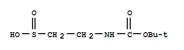 (9ci)-2-[[(1,1-二甲基乙氧基)羰基]氨基]-乙烷亞磺酸結構式_792167-97-6結構式