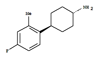 Cyclohexanamine, 4-(4-fluoro-2-methylphenyl)-, trans-(9ci) Structure,792846-38-9Structure