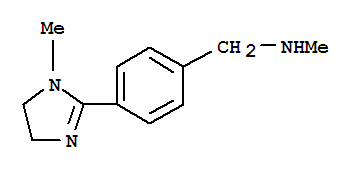 Benzenemethanamine, 4-(4,5-dihydro-1-methyl-1h-imidazol-2-yl)-n-methyl-(9ci)Structure,792905-33-0Structure Benzenemethanamine, 4-(4,5-dihydro-1-methyl-1h-imidazol-2-yl)-n-methyl-(9ci) Structure,792905-33-0Structure