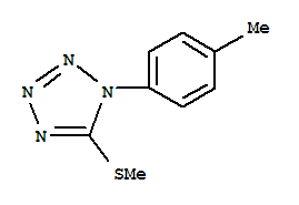 (9ci)-1-(4-甲基苯基)-5-(甲基硫代)-1H-四唑結(jié)構(gòu)式_792950-12-0結(jié)構(gòu)式