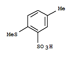 Benzenesulfonic acid, 5-methyl-2-(methylthio)-(9ci)Structure,792951-92-9Structure Benzenesulfonic acid, 5-methyl-2-(methylthio)-(9ci) Structure,792951-92-9Structure