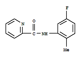 2-Pyridinecarboxamide,n-(5-fluoro-2-methylphenyl)-(9ci)Structure,793730-31-1Structure 2-Pyridinecarboxamide,n-(5-fluoro-2-methylphenyl)-(9ci) Structure,793730-31-1Structure