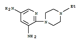 3,5-Pyridinediamine,2-(4-ethyl-1-piperazinyl)-(9ci)Structure,794471-59-3Structure 3,5-Pyridinediamine,2-(4-ethyl-1-piperazinyl)-(9ci) Structure,794471-59-3Structure