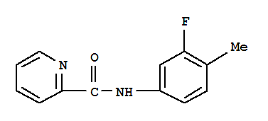 2-Pyridinecarboxamide,n-(3-fluoro-4-methylphenyl)-(9ci)Structure,794544-52-8Structure 2-Pyridinecarboxamide,n-(3-fluoro-4-methylphenyl)-(9ci) Structure,794544-52-8Structure