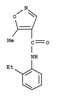 4-Isoxazolecarboxamide,n-(2-ethylphenyl)-5-methyl-(9ci)Structure,794549-48-7Structure 4-Isoxazolecarboxamide,n-(2-ethylphenyl)-5-methyl-(9ci) Structure,794549-48-7Structure
