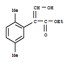 (9ci)-alpha-(羥基亞甲基)-2,5-二甲基-苯乙酸乙酯結構式_795274-98-5結構式
