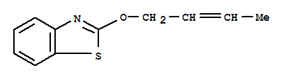 Benzothiazole, 2-(2-butenyloxy)-(9ci)Structure,79714-84-4Structure Benzothiazole, 2-(2-butenyloxy)-(9ci) Structure,79714-84-4Structure